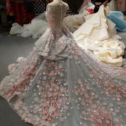 Ball Gown Wedding Dress, Elegant Lu..