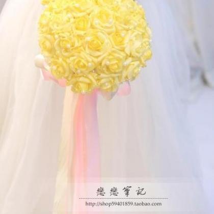 2016 Yellow Gelin Buketi Bridal Bri..