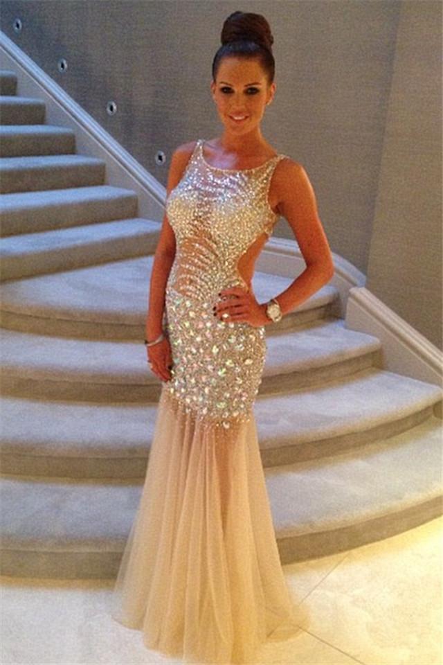 glitzy evening dresses