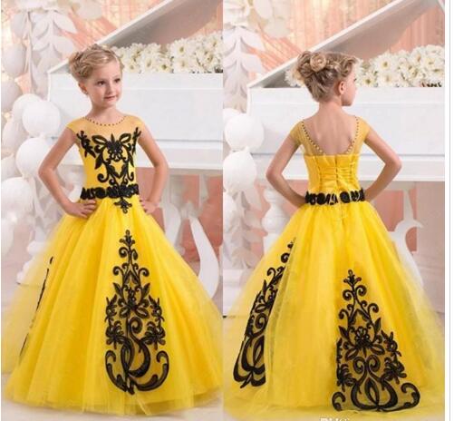 yellow and black dresses for wedding