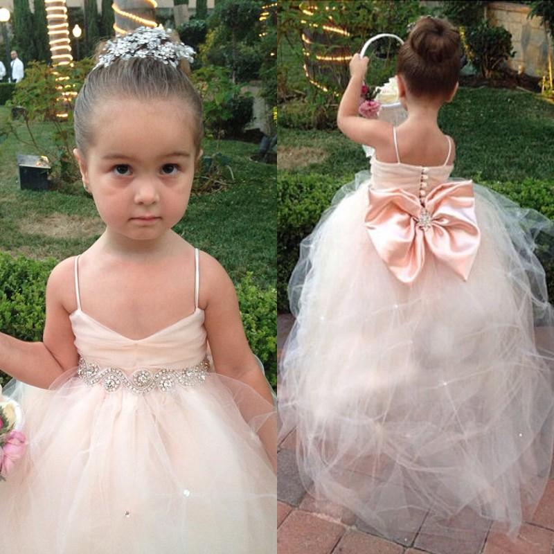 children's blush bridesmaid dresses