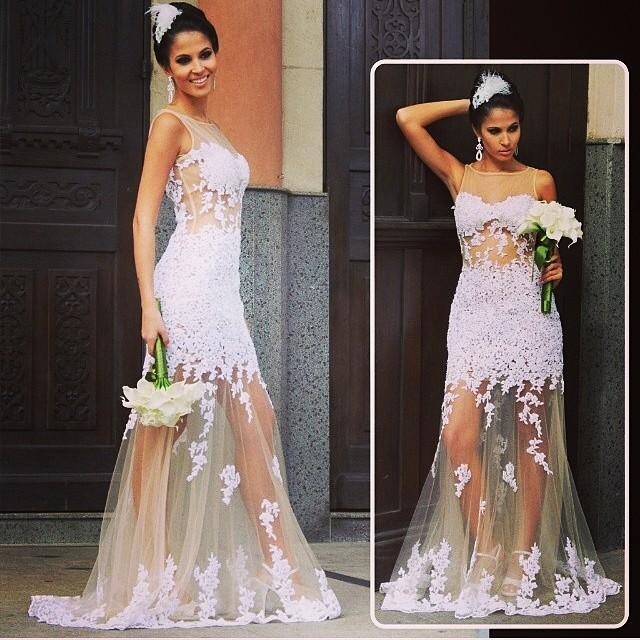 Garden Sheath Wedding Dresses