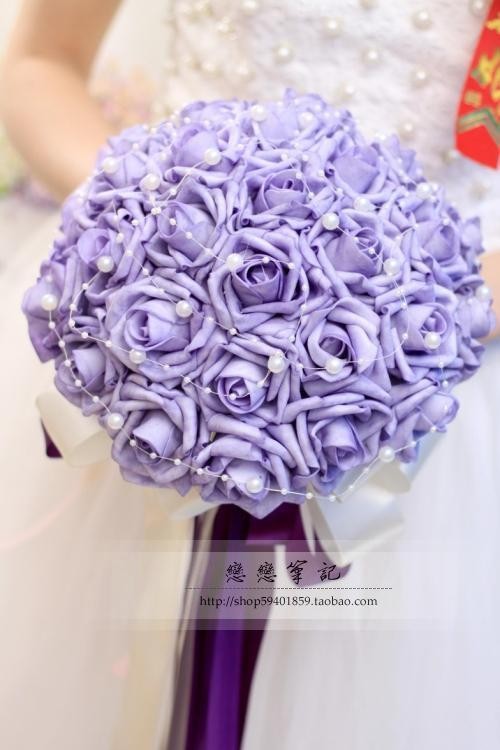 purple wedding bouquets for sale