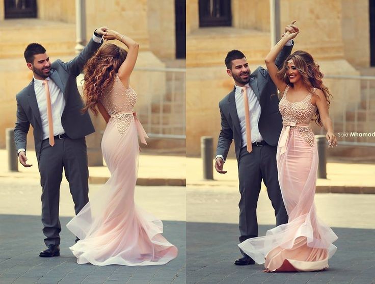 Blush Pink Pearls Beaded Mermaid Evening Dress See Through Back Long Formal Gown robe de soiree