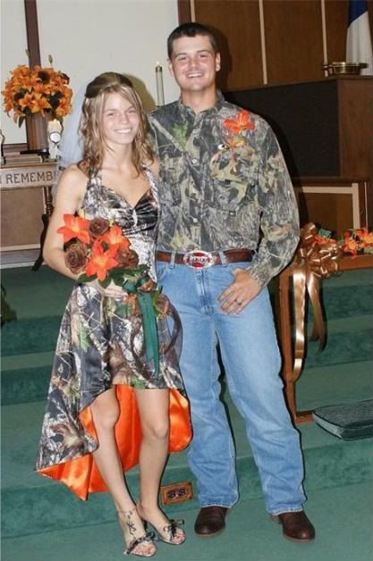 Camo Tea Length Dress