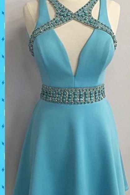 Charming Homecoming Dresses, Beading Crystals Homecoming Dresses, Mini Short Homecoming Dresses, Homecoming Dresses, Juniors Homecoming Dresses