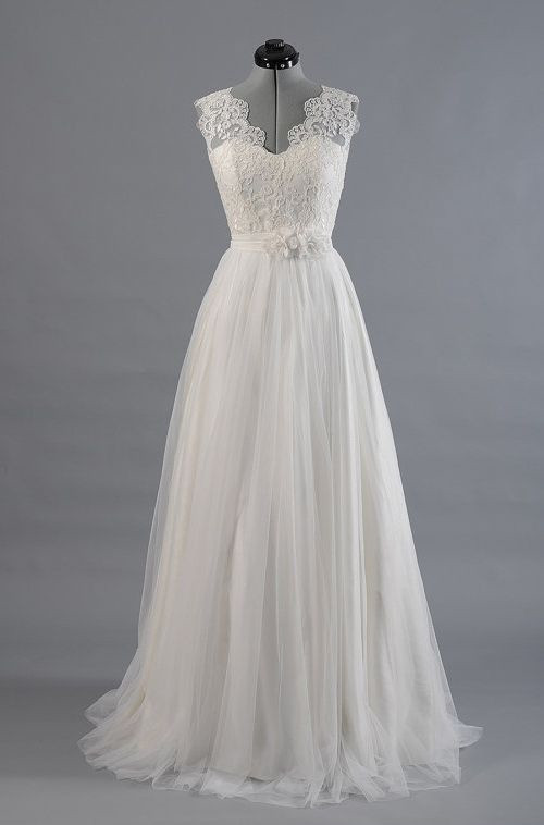 Elegant Backless Sheer Wedding Dresses Designer Robe De Mariage A Line ...